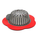 Flower Sink Strainer Kitchen Drain Filter Bathroom Drainage Hair Trap(Red) A