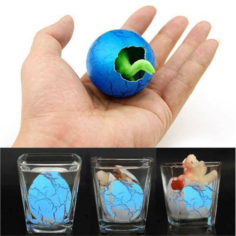 6X Magic Hatching Dinosaur Eggs Kids Educational Add Water Growing Xmas Toys