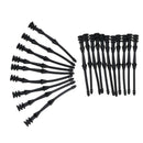 20x 65mm Anti Vibration Flexible Rubber Silicone For PC Case Fan Mounts Screw LJ