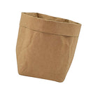 2pcs Washable Kraft Paper Bags Storage Bag Pouch Fits for Travel, Business Trip,