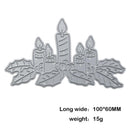 Christmas Candle Metal Cutting Dies DIY Embossing Scrapbook Craft Stencils A
