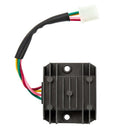 4 Wire 2 Phase Motorcycle Regulator Rectifier Black 12VDC Bike Scooter