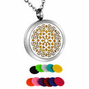 Personalized Engraved Aromatherapy Diffuser Necklace Esstenial Oil Pendant  U6J9