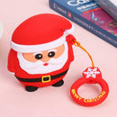 Santa Claus Soft Silicone Headset Dustproof Case Cover Storage Box for AirPods