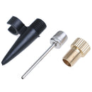 3Pcs Inflator kit for air frame pump needles adaptor bikes sports ball.JClj