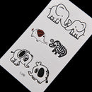 Removable waterproof Metallic Temporary Tattoo Stickers Temporary Body Art  JR