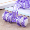 Body Fitness Massage Eight Roller Wheels Rainbow Lunar Rover Vehicle ToolOZ
