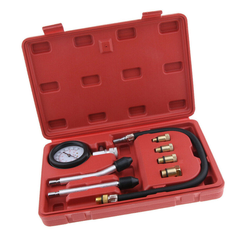 Automotive Petrol Engine Compression Tester Test Set Gauge Diagnostic Tool Car