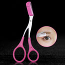 makeup eyebrow trimmer combs eyelash hair remover scissors grooming tool beaut Z