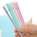 2pcs creative stationery student cute gel pen 0.5mm full needle black ink peM&