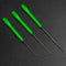 3pcs Fishing Bait Needle Tool Set Line Pulling Hook Drill Stringer Needle