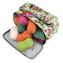 Knitting Bag Organizer Yarn Storage Case for Crocheting Hook Knitting Needl