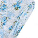 Floral Tulle Voile Door Window Curtain Drape Panel Sheer Scarf Valances