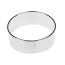 12pcs round shape cookie cutter slicers biscuit stainless steel cake moldJ&f