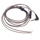 5Pack 3.5mm Right Angle Plug Audio Cable Cord with Mic for Earphone Earpiece