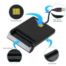 USB Smart Card Reader DNIE ATM CAC IC ID SIM Card Reader for Windows Linux