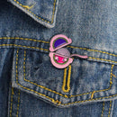 Pink Cartoon Cute Pin Brooches Enamel Badges Unisex Kids Boy Girls Jewelry Gifts