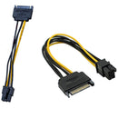USB3.0 1x to16x Extender Riser PCI-E Express Card Adapter SATA 0.6m Power Cable