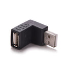 USB 2.0 A Male to Female Extension Cable 90 Degree Right Angle Adapter Plug OO
