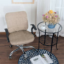 Spandex Elastic Office Chair Slip Cover Protector Rotating Chair Seats Beige
