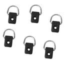 Set of 6 Safety Kayak D Ring and Deck Loops Outfitting Mounting Kit for Canoe