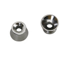 2 x Chrome Strap Lo for Eleic Acoustic Guitar Bass