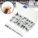 200pcs 15 Value 10~50V 0.1-220uF Electrolytic Capacitor Cas Assortment New P6A4