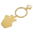 New Cute Potted Plant Cactus Shape Key Ring Keychains Keyrings Chain for Wo