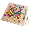 Kids Children Educational Wooden Clip Bead Game Matching Toys Birthday Gifts