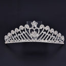 New Bride Wedding Rhinestone Heart-shaped Comb  Crown Tiara Wedding Accessor OZ