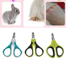 Safety Small Pet Cat Dog Nail Clipper Scissor Nail Trimmer Light Green
