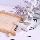2Pcs Star Keychain Keyrings Fashion Five Pointed Star Shaped Keychains Keyri BX
