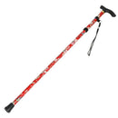 92Cm Aluminum Alloy Five-Section Folding Cane Walking Stick Telescopic Trek
