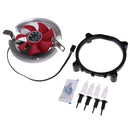 12V 7.5cm Hydraumatic CPU Cooler Fan Heatsink Radiator for Intel LGA 1155