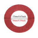 200pcs 18650 battery insulator insulation ring adhesive cardboard paper red LJ