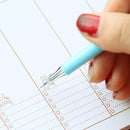 12colorS Cute Cartoon Milk Cow 0.38mm Fineliner Pens Marker Pen Gel Ink Pen