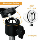 LED Ring Light 10Inch Dimmable Selfie Lamp Photography Camera Phone Light f