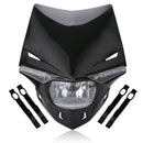 Universal Motorcycle Headlight Dirt Bike Motocross Dual Sport Head Light fo
