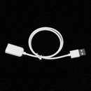 USB A Male to Female M / F Extension Cable Cord Adapter White USB2.0 Q2S1 C P0M8
