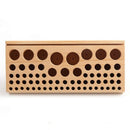 68 Holes Leather Wood Tool Storage Table Bench Rack Leather Holder Diy Tool