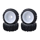 4PCS/set RC 1:8  Car Buggy Foam Rubber Tyre Tires & Wheel Rim