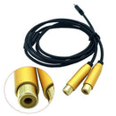 Dual Rca Female To Type-C Usb C Signal Video Av Audio Cable Connector Lead