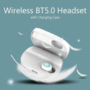 S11 Wireless BT5.0 Touch Control Single Earbud Headset with Charging Case