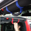 Roll Bar Grab Handle with Straps for Jeep Wrangler JK TJ YJ Black PVC Unbranded