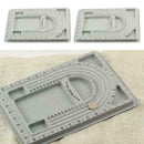 Flocked Bead Board Necklace Design Tray Organizer Jewelery Craft DIY Making T4O9