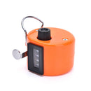 Digital Hand Held Tally Clicker Counter 4 Digit Number Clicker Golf Chrome JR