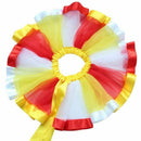 Girls Tutu Skirt Dress Multicolor Rainbow Pettiskirt Bowknot Dancewear (4-6