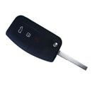 Silicone car key cover remote cover fit for Ford Fiesta 3 Buttons fold key: