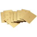 Poker Embossed Game Collection Playing Cards Set Plastic Durable Waterproof
