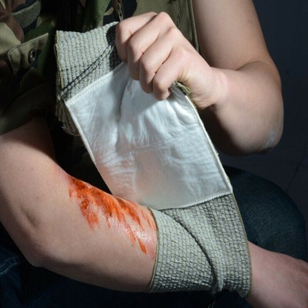 Outdoor First Aid Hemostasis Bandage Emergency Elastic Bandage Sterilizatio D8K6